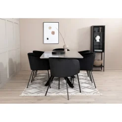 Piazza Spisebordssæt - Sort