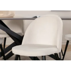 Piazza t Spisebordssæt - Beige og Sort og Grå