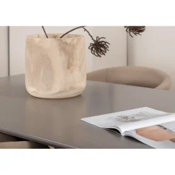 Piazza t Spisebordssæt - Beige og Sort og Grå