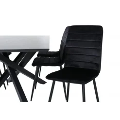 Piazza t Spisebordssæt - Sort