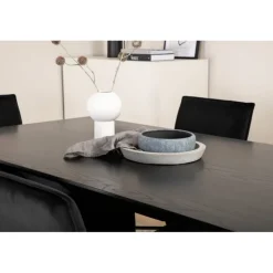 Piazza t Spisebordssæt - Sort og Kobber