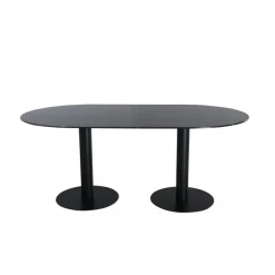 Pillan Ovalt spisebord - Sort