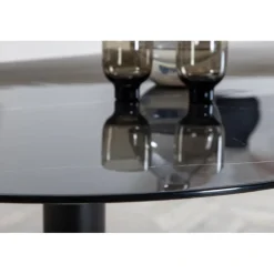 Pillan Ovalt spisebord - Sort