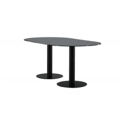 Pillan Ovalt spisebord - Sort