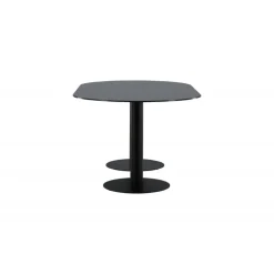 Pillan Ovalt spisebord - Sort