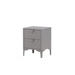 Piring Sengebord - Lysegrå