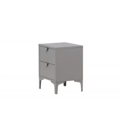 Piring Sengebord - Lysegrå