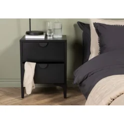 Piring sengebord - Sort