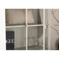 Piring Vitrineskab - Beige