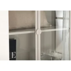 Piring Vitrineskab - Beige