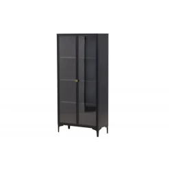 Piring Vitrineskab - Sort