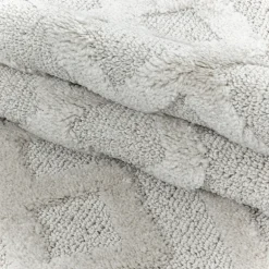 Pisa Shaggy tæppe Geometrisk - Creme