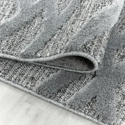 Pisa Shaggy Tæppeløber Boho - Grå