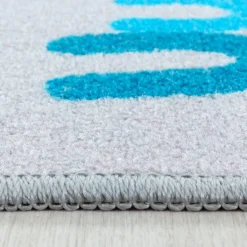 Play Børnetæppe Alfabet - bogstaver - tal - dyr - Grå