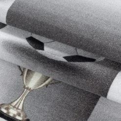 Play Børnetæppe Fodbold - Grå