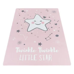 Play Børnetæppe Stjerne - Pink