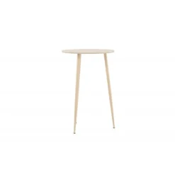 Plaza Barbord Ø70 cm- Hvidvasket