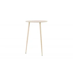 Plaza Barbord Ø70 cm- Hvidvasket