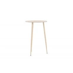 Plaza Barbord Ø70 cm- Hvidvasket