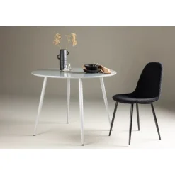 Plaza Rundt spisebord - Grå