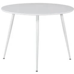 Plaza Rundt spisebord Ø100cm - Hvid