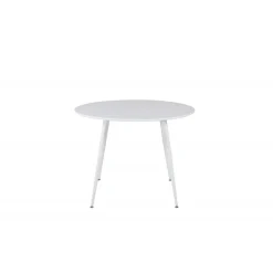 Plaza Rundt spisebord Ø100cm - Hvid