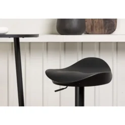 Plaza Rundt Spisebordssæt - Sort