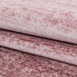 Plus Kortluvet tæppe Ensfarvet - Pink