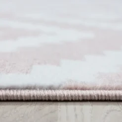 Plus Kortluvet tæppe Geometrisk - Pink