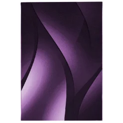Plus Kortluvet Tæppeløber Bølge - Lilla