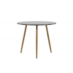 Polar Rundt spisebord - Sort og Natur