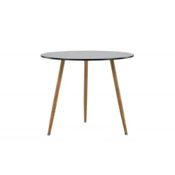 Polar Rundt spisebord - Sort og Natur