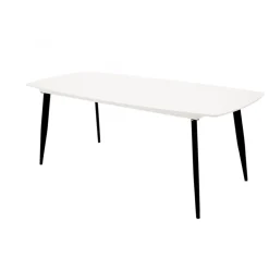 Polar Spisebord 240 x 100 - Sort og Hvid
