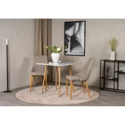 Polar Spisebord 75 x 75 cm - Hvid