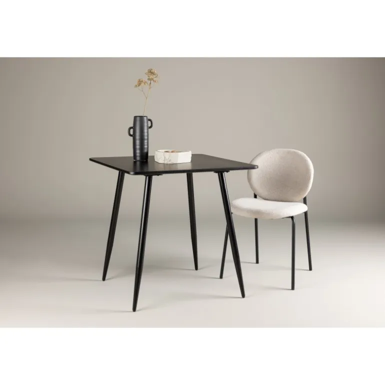 Polar Spisebord 75x75 - Sort