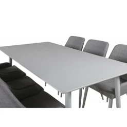 Polar Spisebordssæt - Grå og Hvid