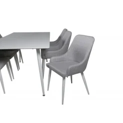 Polar Spisebordssæt - Grå og Hvid