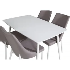 Polar Spisebordssæt - Grå og Hvid