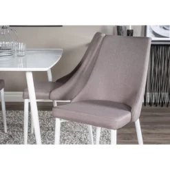 Polar Spisebordssæt - Grå og Hvid