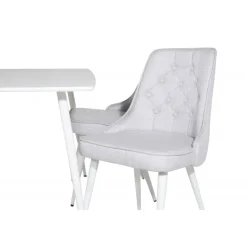 Polar Spisebordssæt - Grå og Hvid