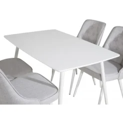 Polar Spisebordssæt - Grå og Hvid