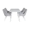 Polar Spisebordssæt - Grå og Hvid