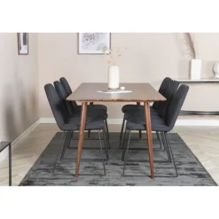 Polar Spisebordssæt - Sort og Natur