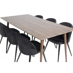 Polar Spisebordssæt - Sort og Natur