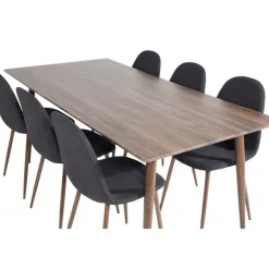 Polar Spisebordssæt - Sort og Natur