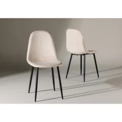 Polar Spisebordsstol - Beige velour