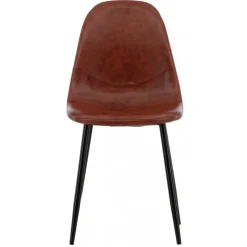 Polar Spisebordsstol - Cognac Pu læder
