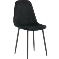 Polar Spisebordsstol - Sort velour