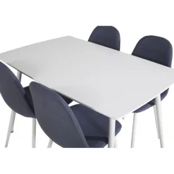 Polar t Spisebordssæt - Blå og Hvid