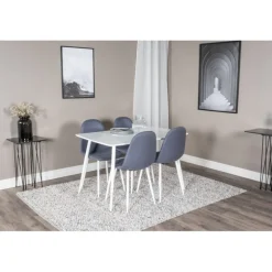 Polar t Spisebordssæt - Blå og Hvid